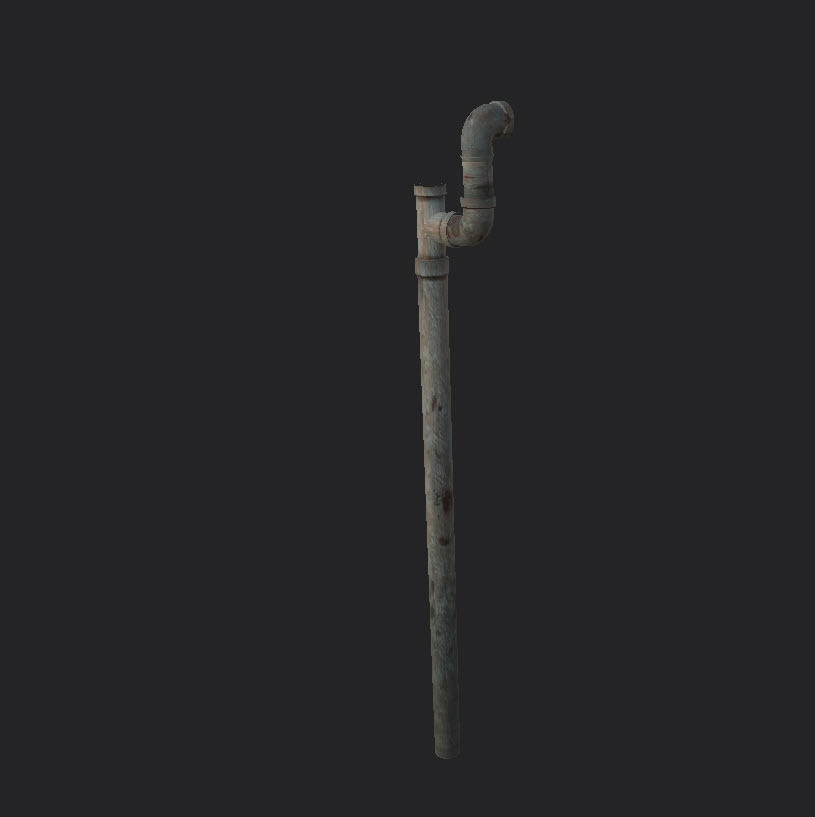 Sewage pipes Free low-poly 3D model_5