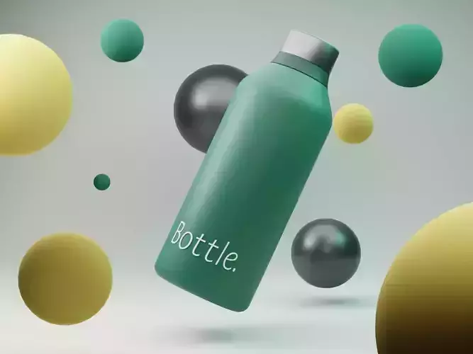 Bottle 3D design 3D model