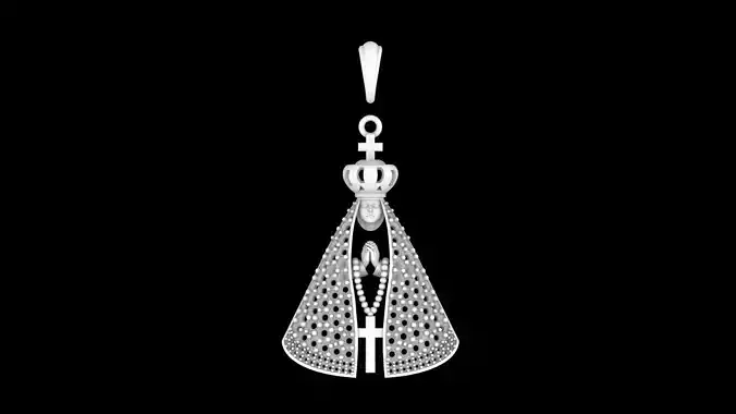 Our Lady of Aparecida - Nossa Senhora Aparecida pendant