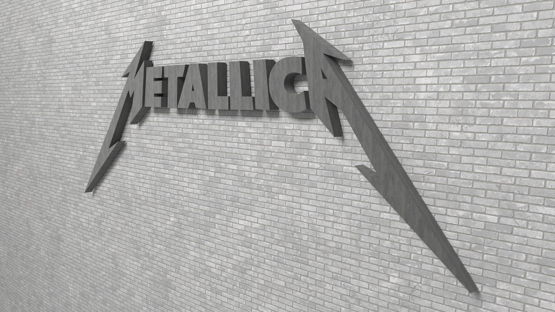 Metallica Logo for 3D Print 3D print model_2