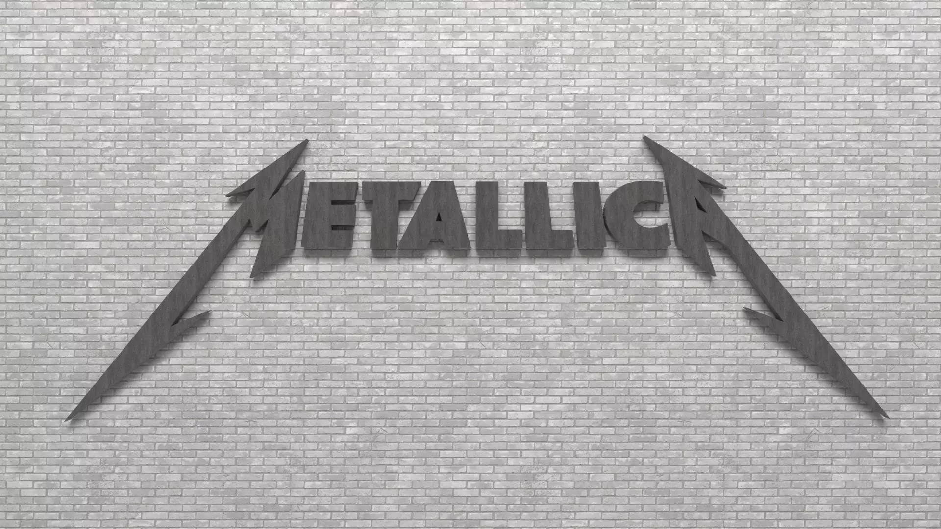 Metallica Logo for 3D Print 3D print model_0