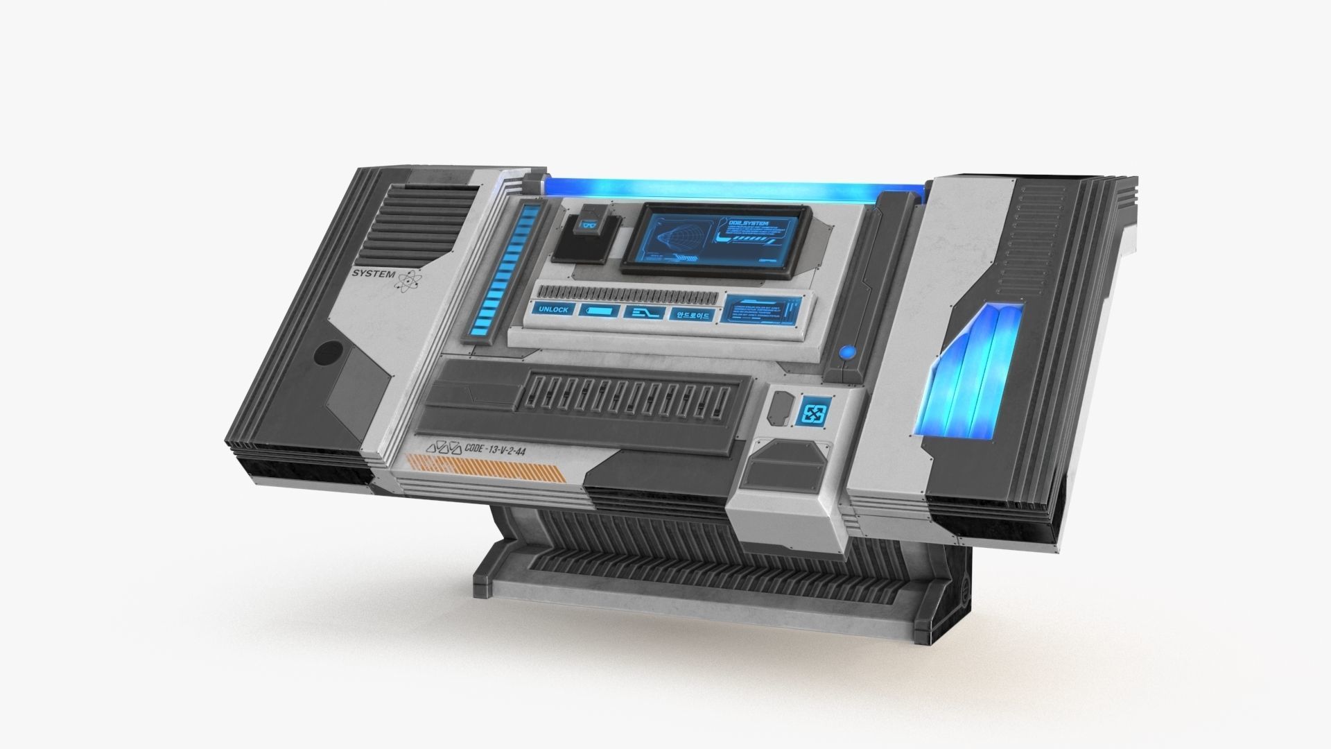 Sci Fi Control Panel 3D Model Collection_55