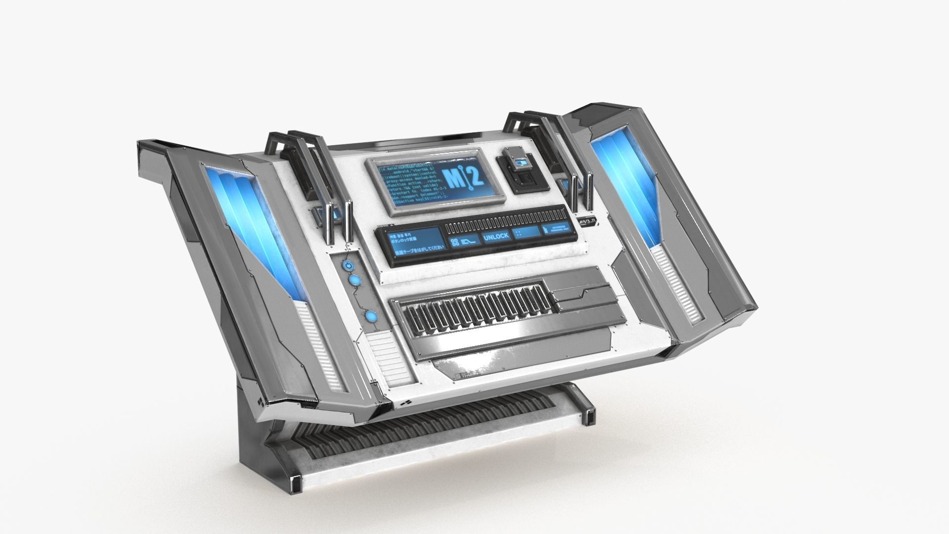 Sci Fi Control Panel 3D Model Collection_40