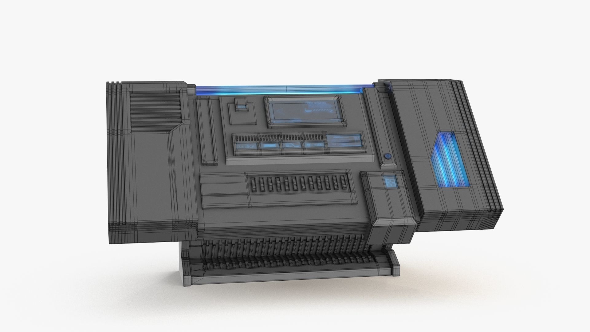 Sci Fi Control Panel 3D Model Collection_53