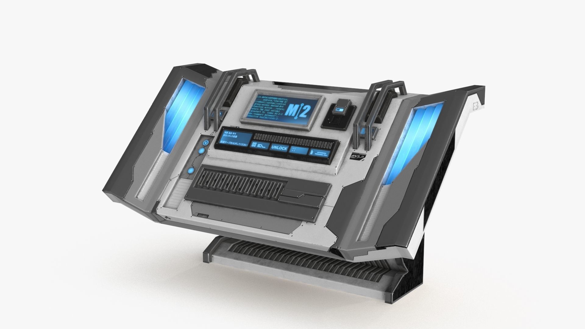 Sci Fi Control Panel 3D Model Collection_39