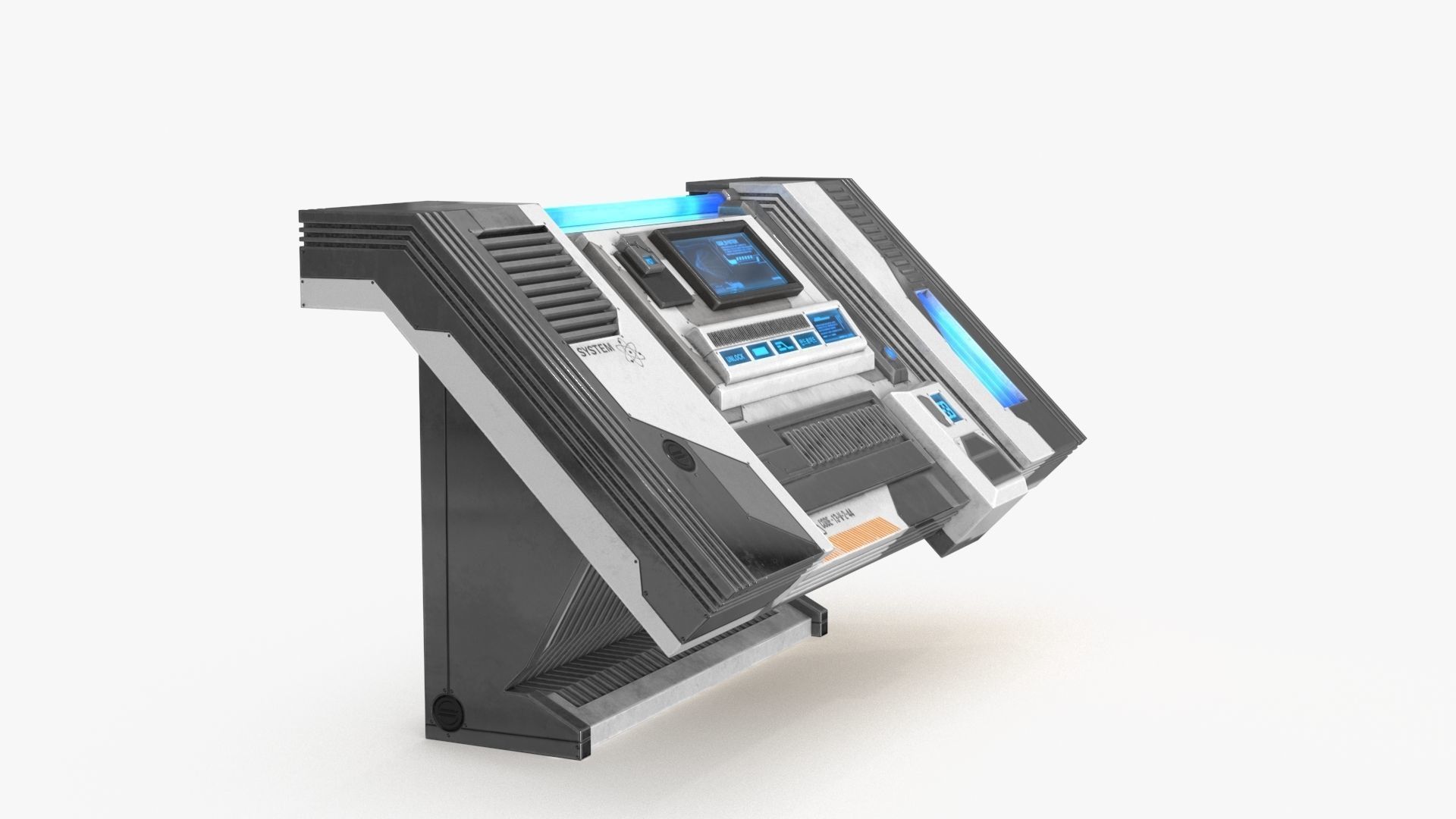 Sci Fi Control Panel 3D Model Collection_48