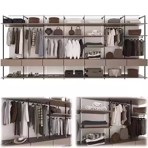 Wardrobe with filling