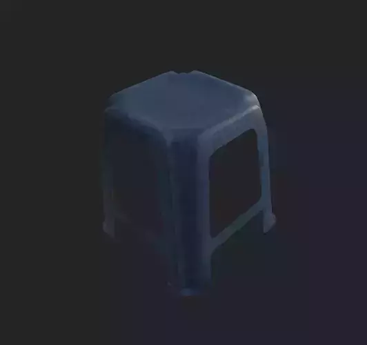 Stools stool Free low-poly 3D model
