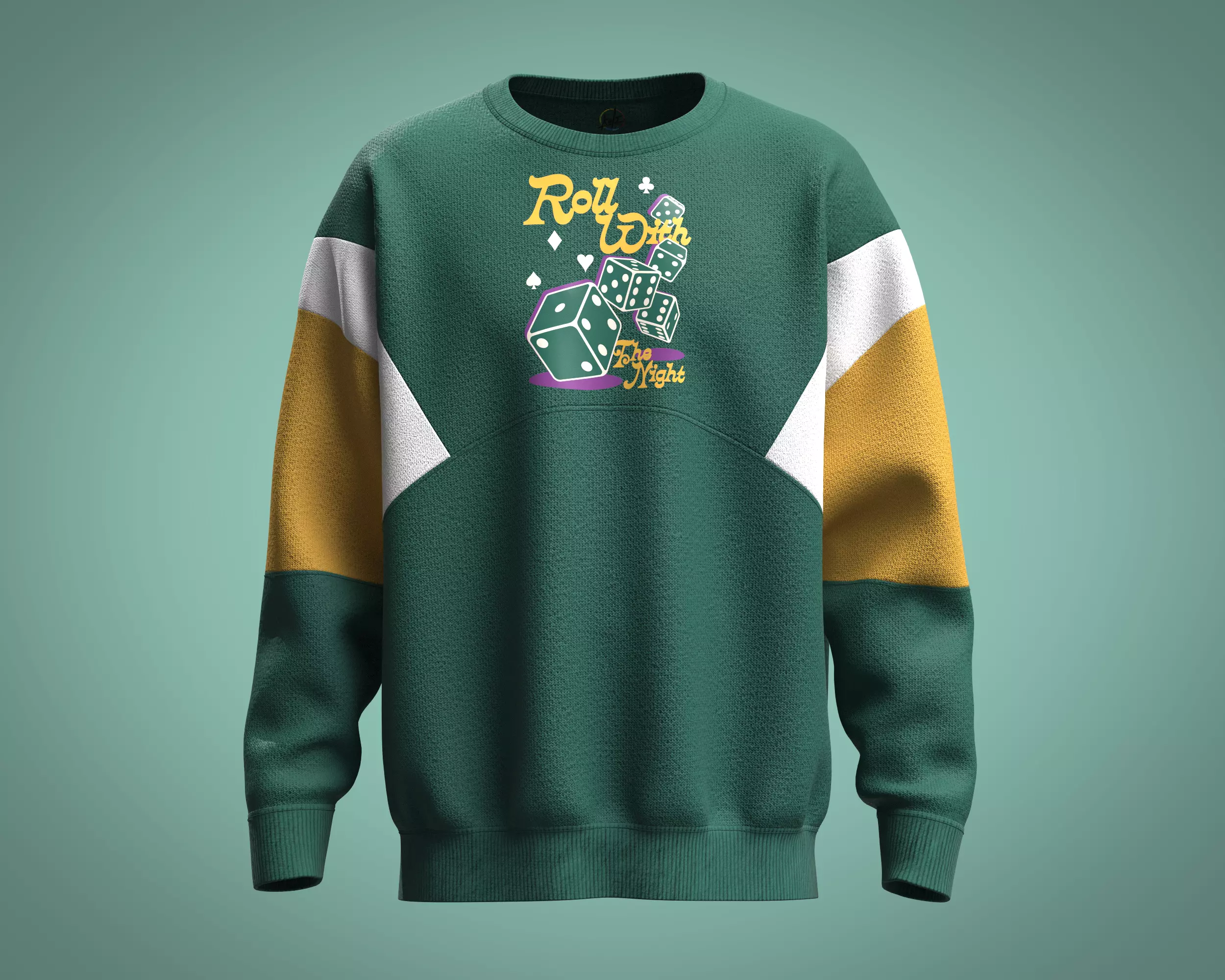 Mens Sweatshirt-The Night 3D model_0