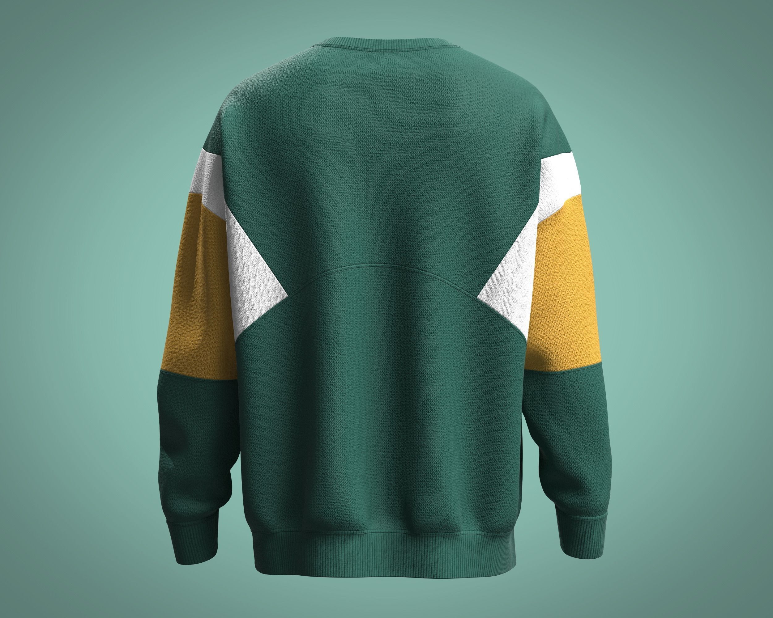 Mens Sweatshirt-The Night 3D model_3