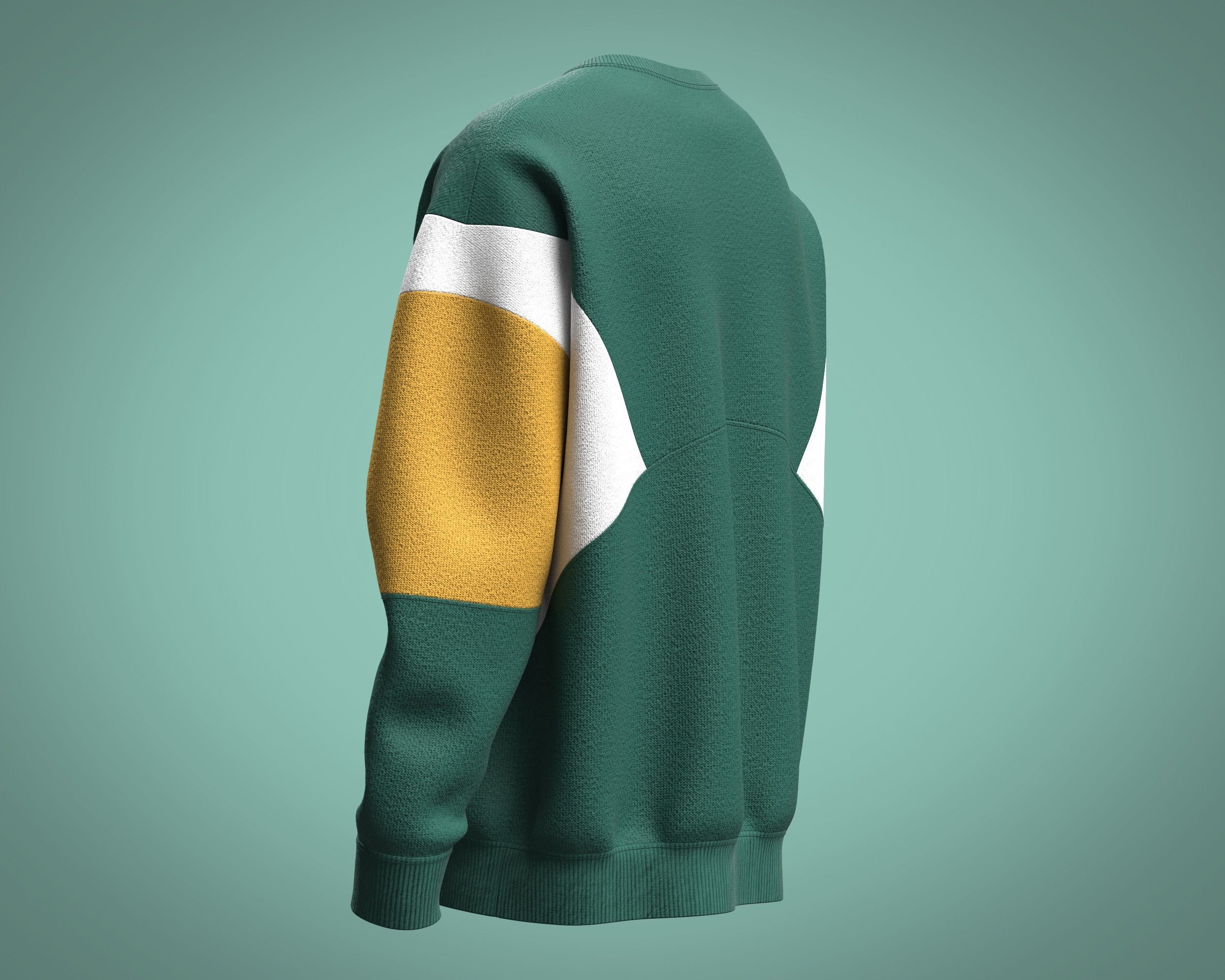 Mens Sweatshirt-The Night 3D model_4