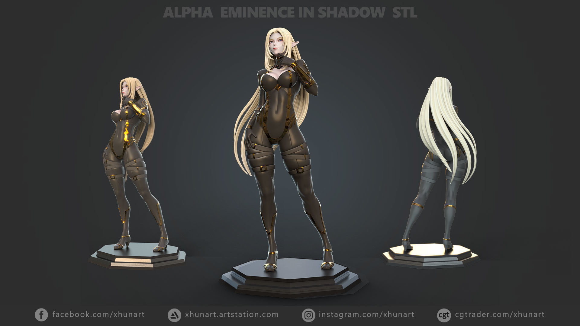 The Eminence in Shadow - Alpha STL 3D print model