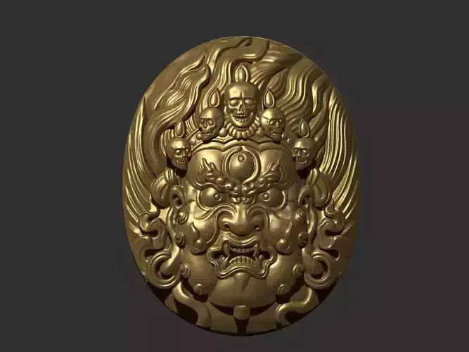 Tibetan Buddha Head