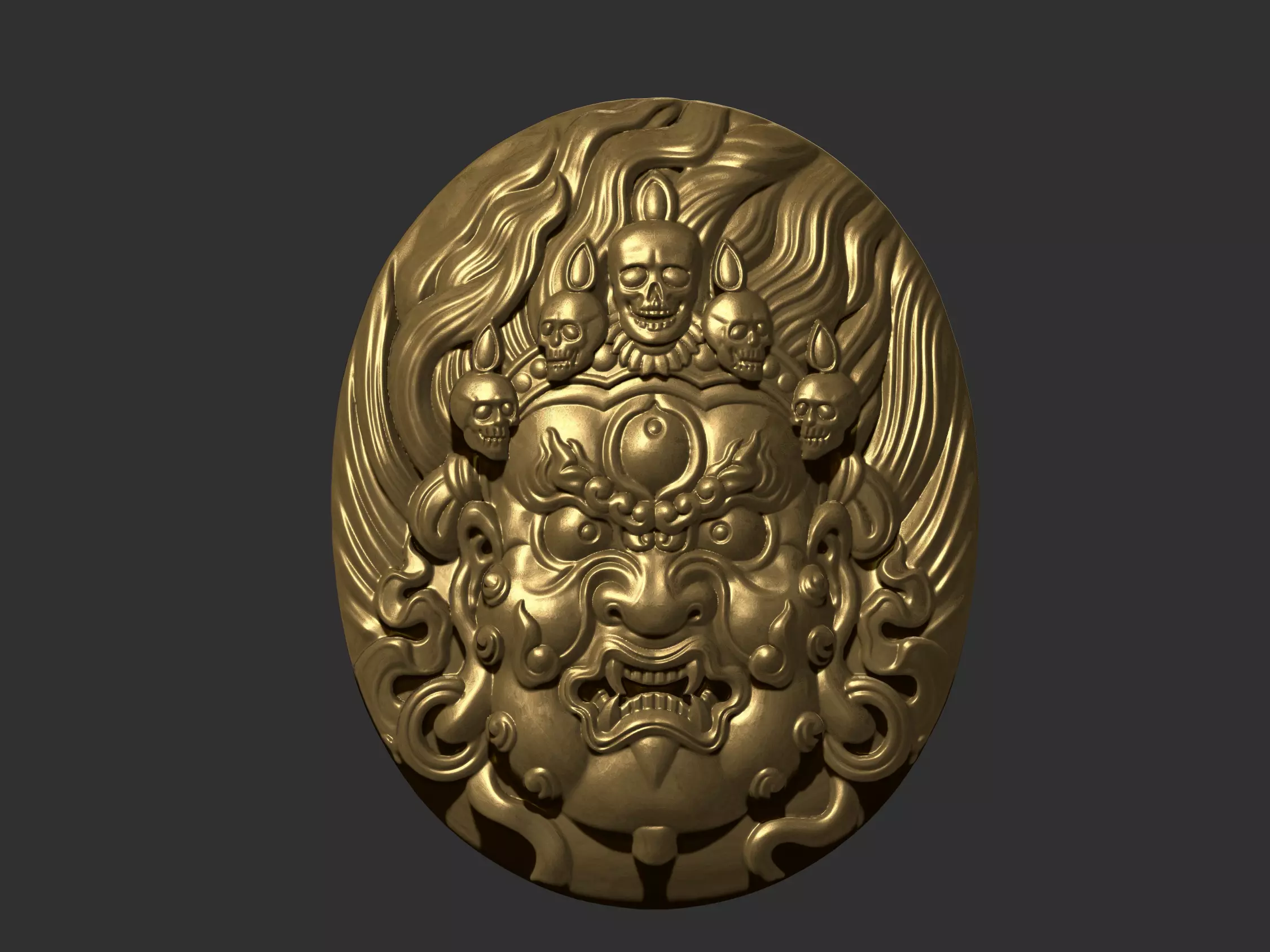 Tibetan Buddha Head 3D print model