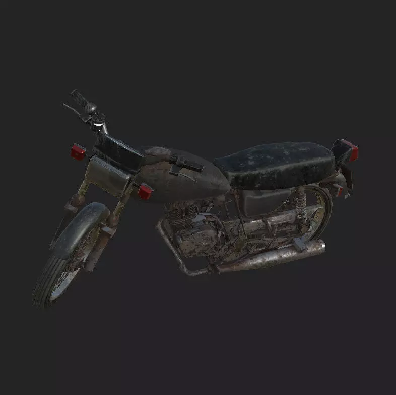 Bikes and Vespa Free low-poly 3D model