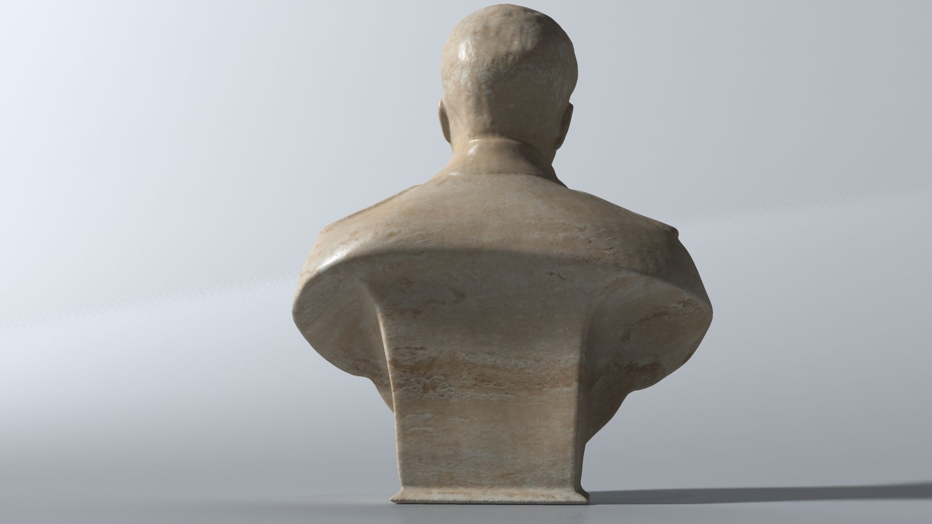 Staline Bust 3D model_3