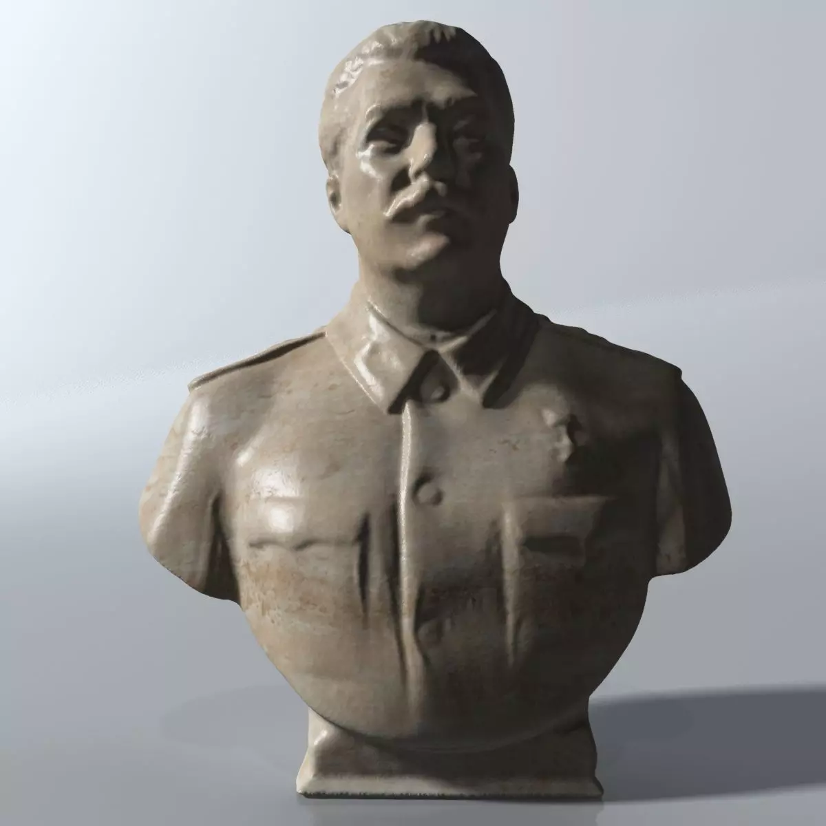Staline Bust 3D model_0