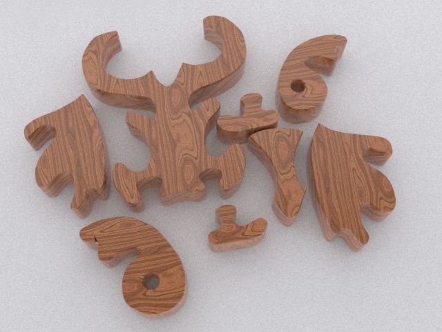 Wooden OWL 3D Print 3D print model_3