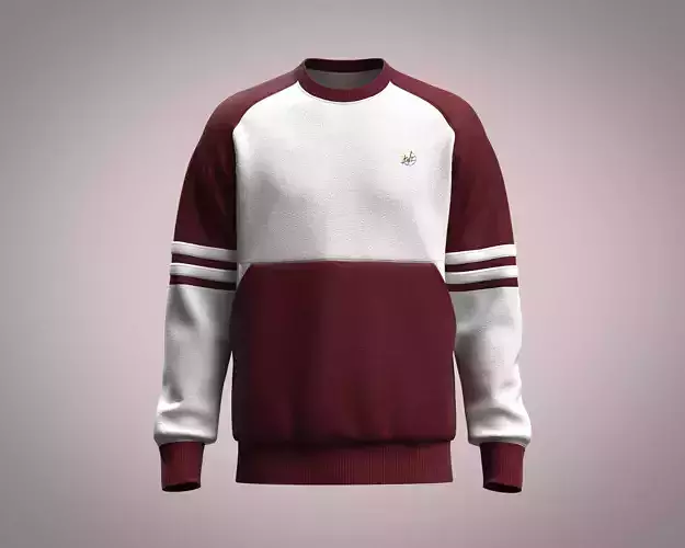 Cut And Sew Raglan sweatshirt