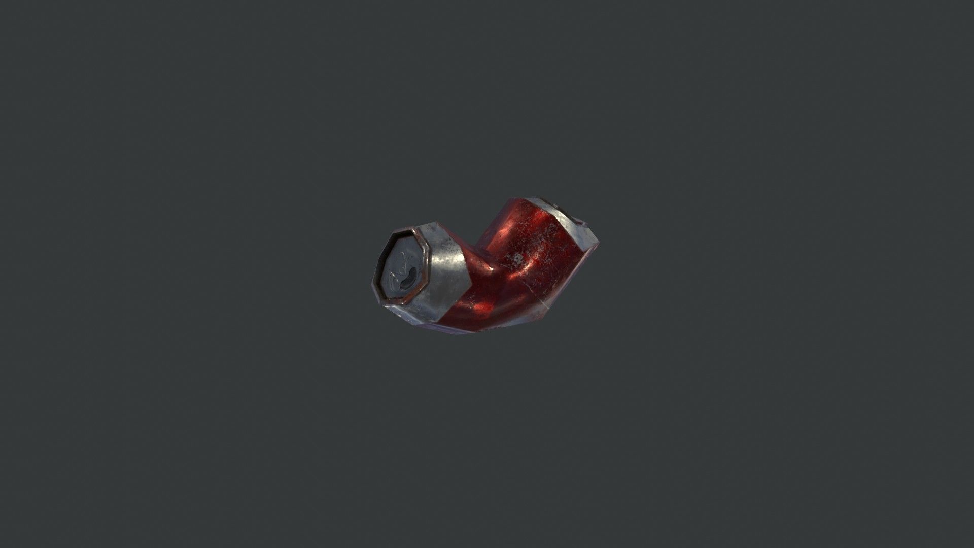 Cans Dirty and Crumpled 3 Piece Set free VR / AR / lowpoly 3D model