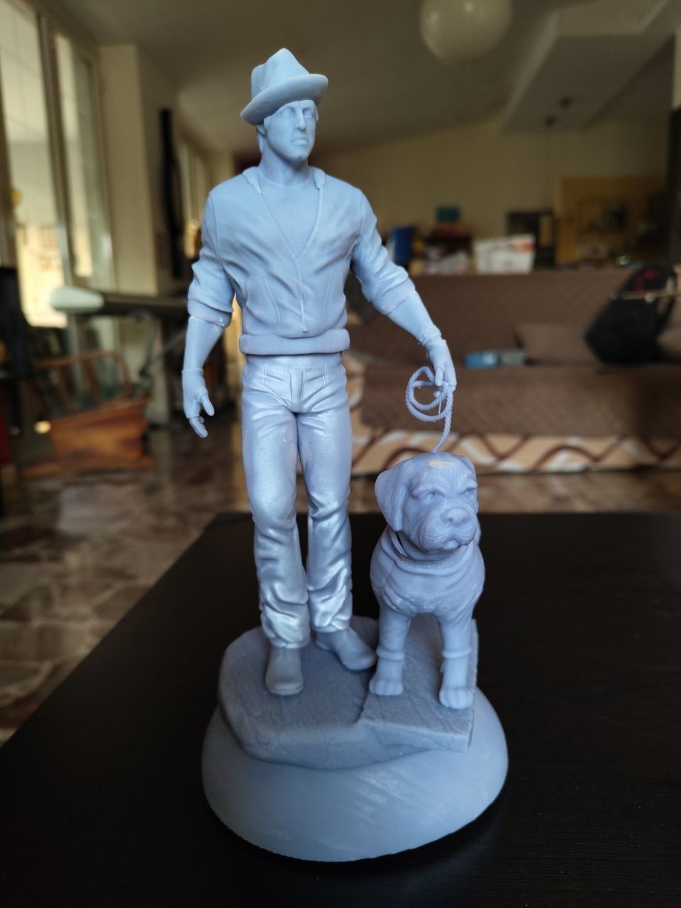 THE ROCKY FILM SERIES AND DOG 3D print model_2