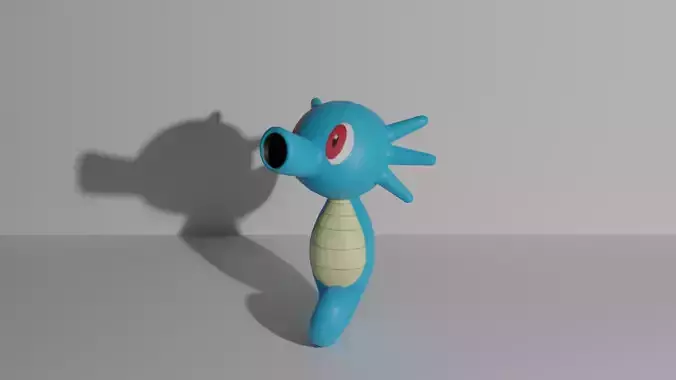 Horsea pokemon 3D print model 3D print model