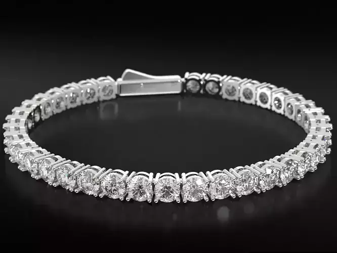 Tennis bracelet for a girl with diamonds  773
