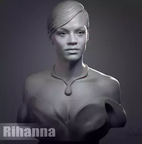 Rihanna bust of woman