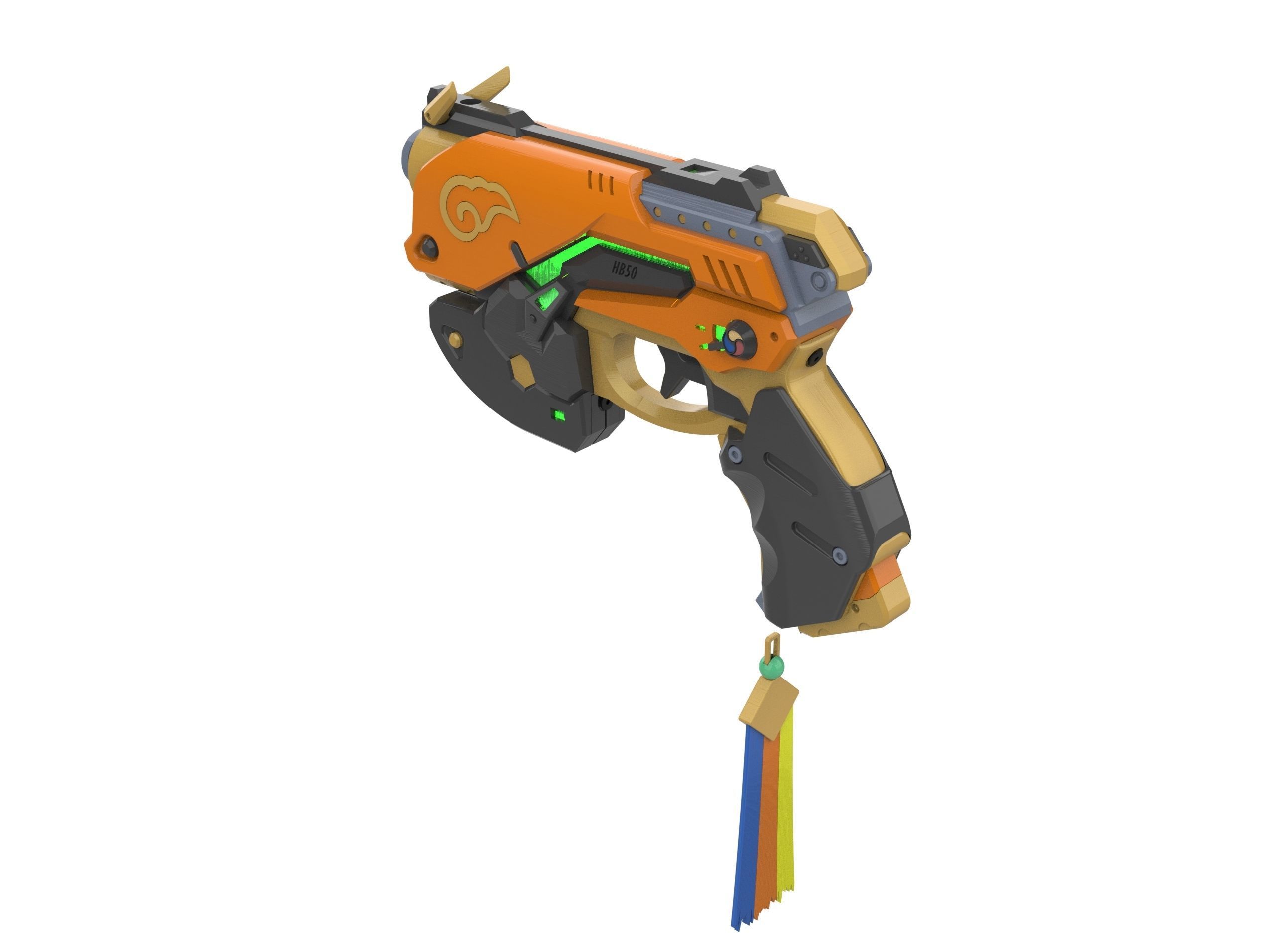 DVa Blaster Palaquin Skin - Overwatch - Commercial - STL 3D print model_4