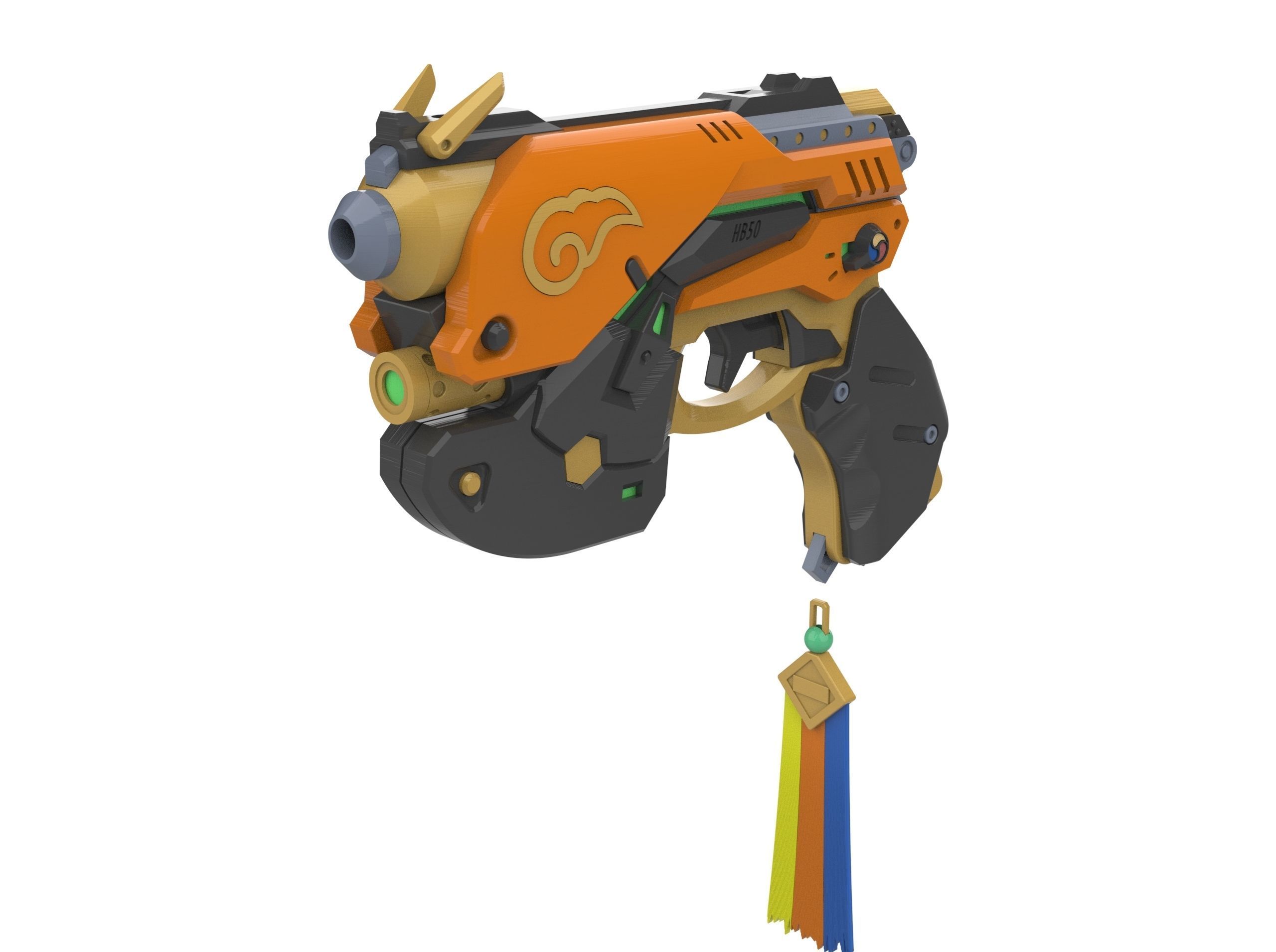 DVa Blaster Palaquin Skin - Overwatch - Commercial - STL 3D print model_7