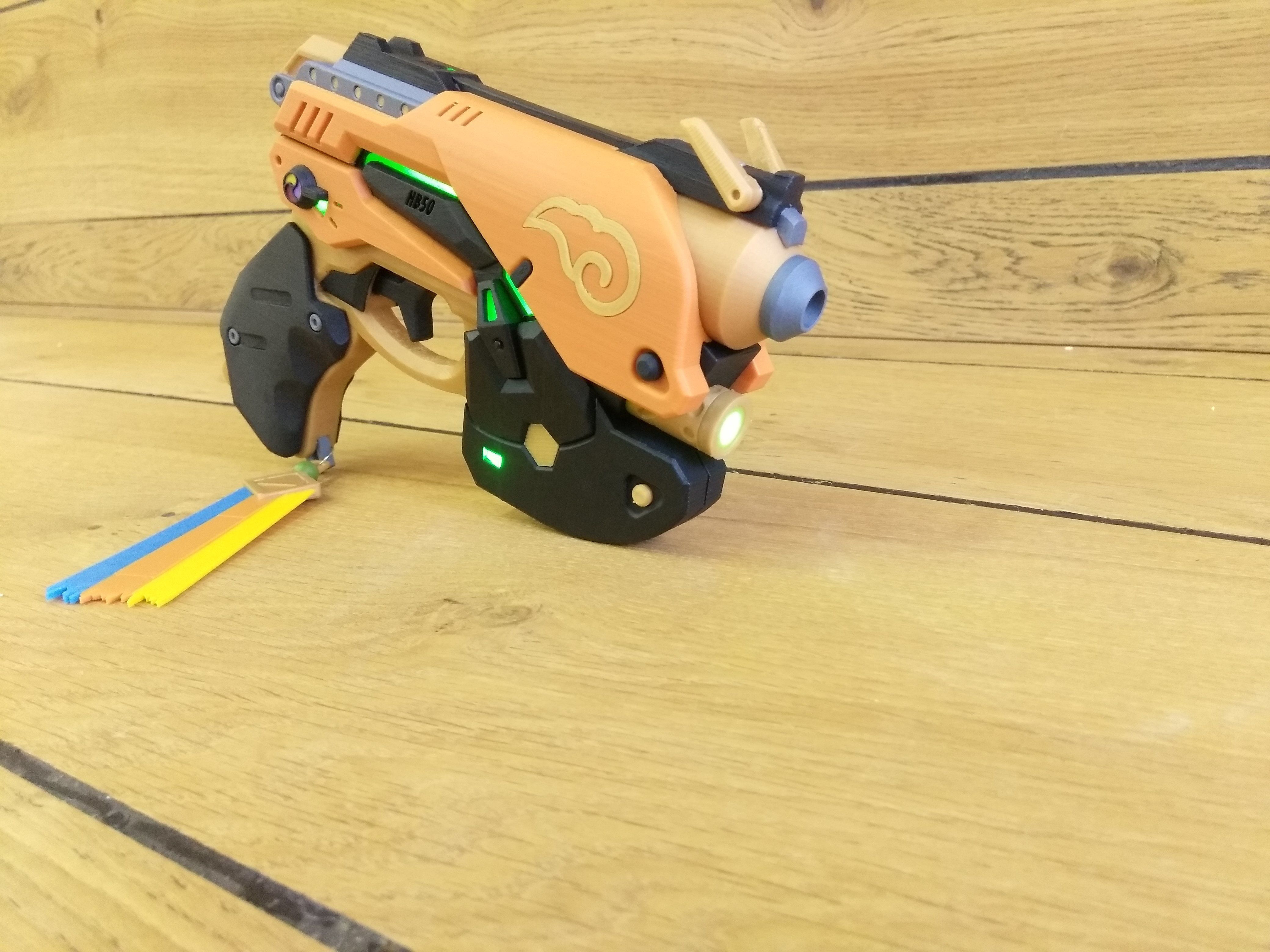 DVa Blaster Palaquin Skin - Overwatch - Commercial - STL 3D print model_22