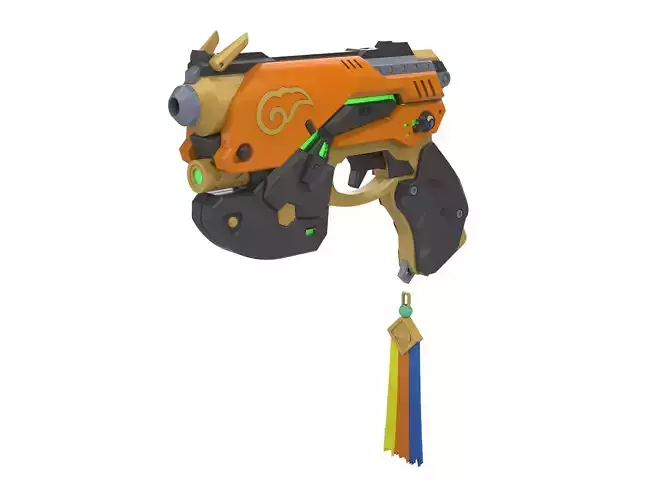  DVa Blaster Palaquin Skin - Overwatch - Commercial - STL 3D print model