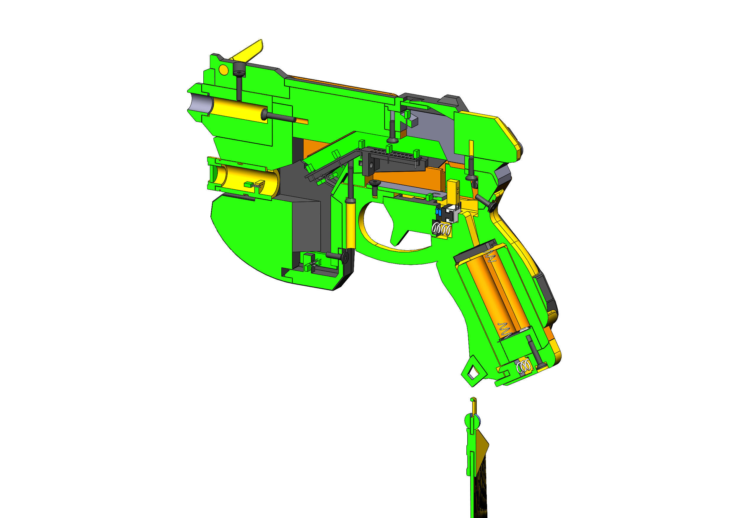 DVa Blaster Palaquin Skin - Overwatch - Commercial - STL 3D print model_19