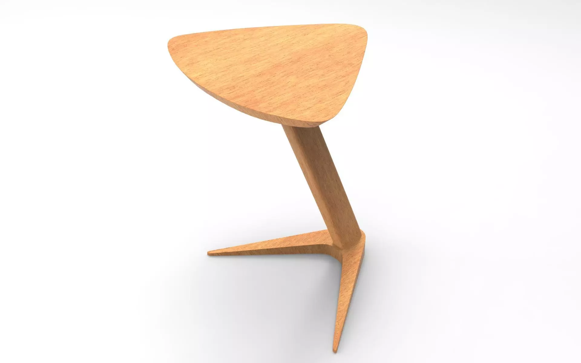 Trigon Side Table Low-poly 3D model_0