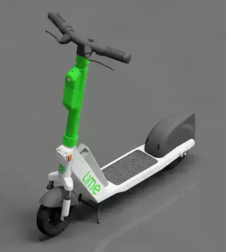 Lime electric scooter ver2 3D print model