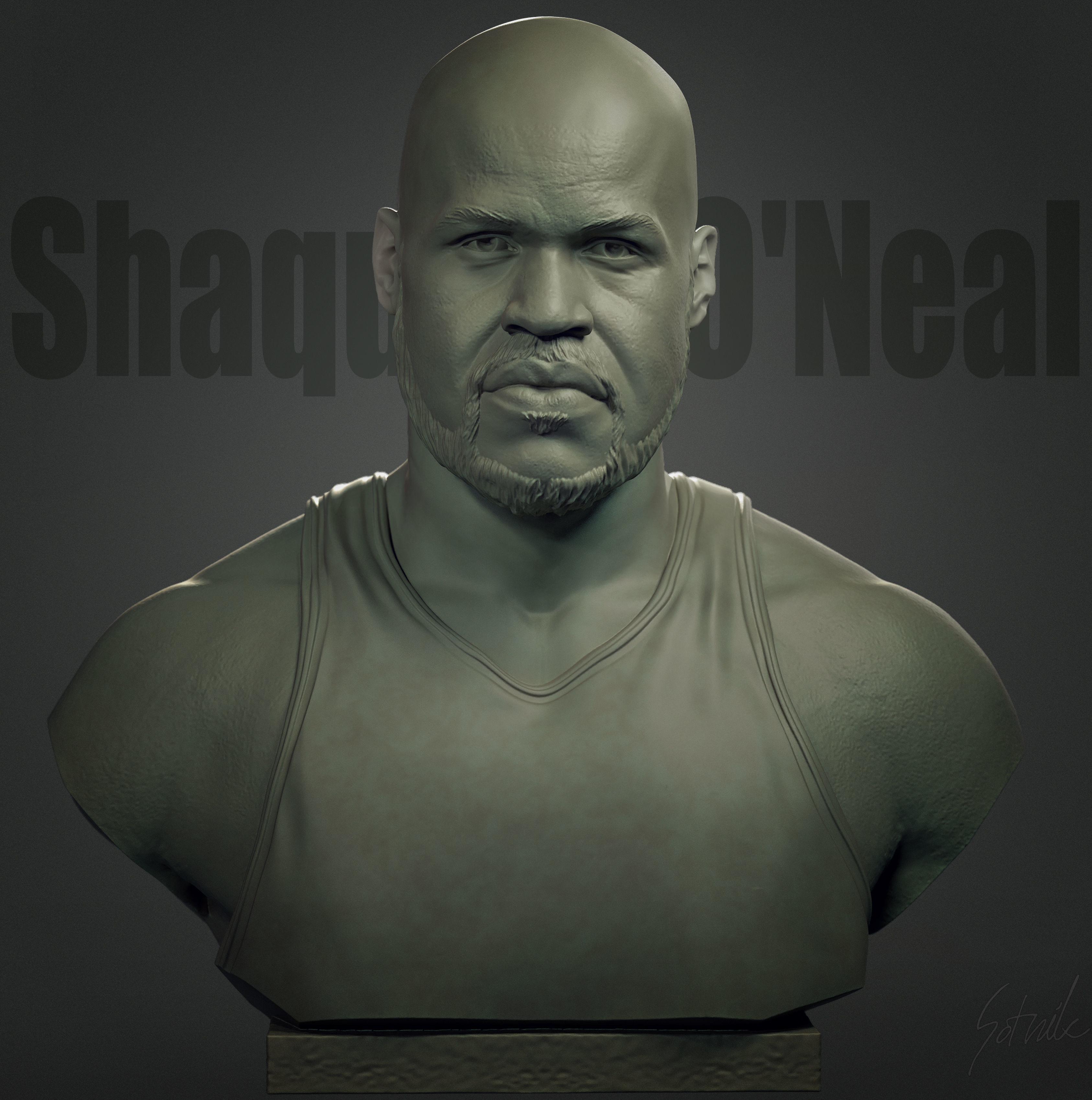 Shaquille ONeal 3D print model_2