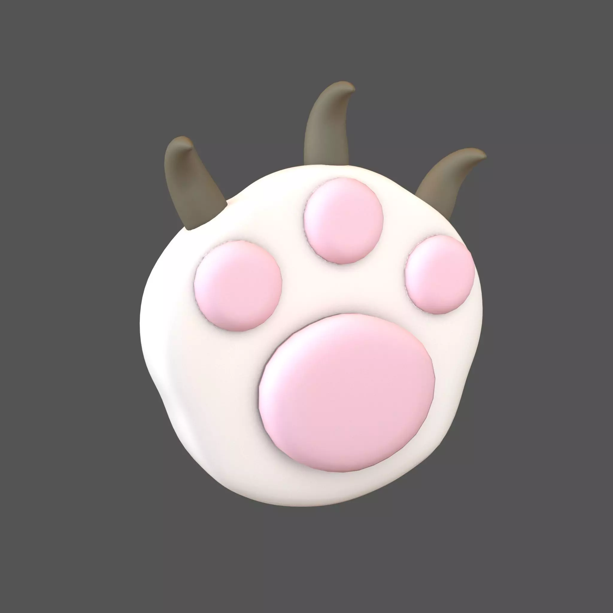Cat Paw v2 001 Low-poly 3D model_0