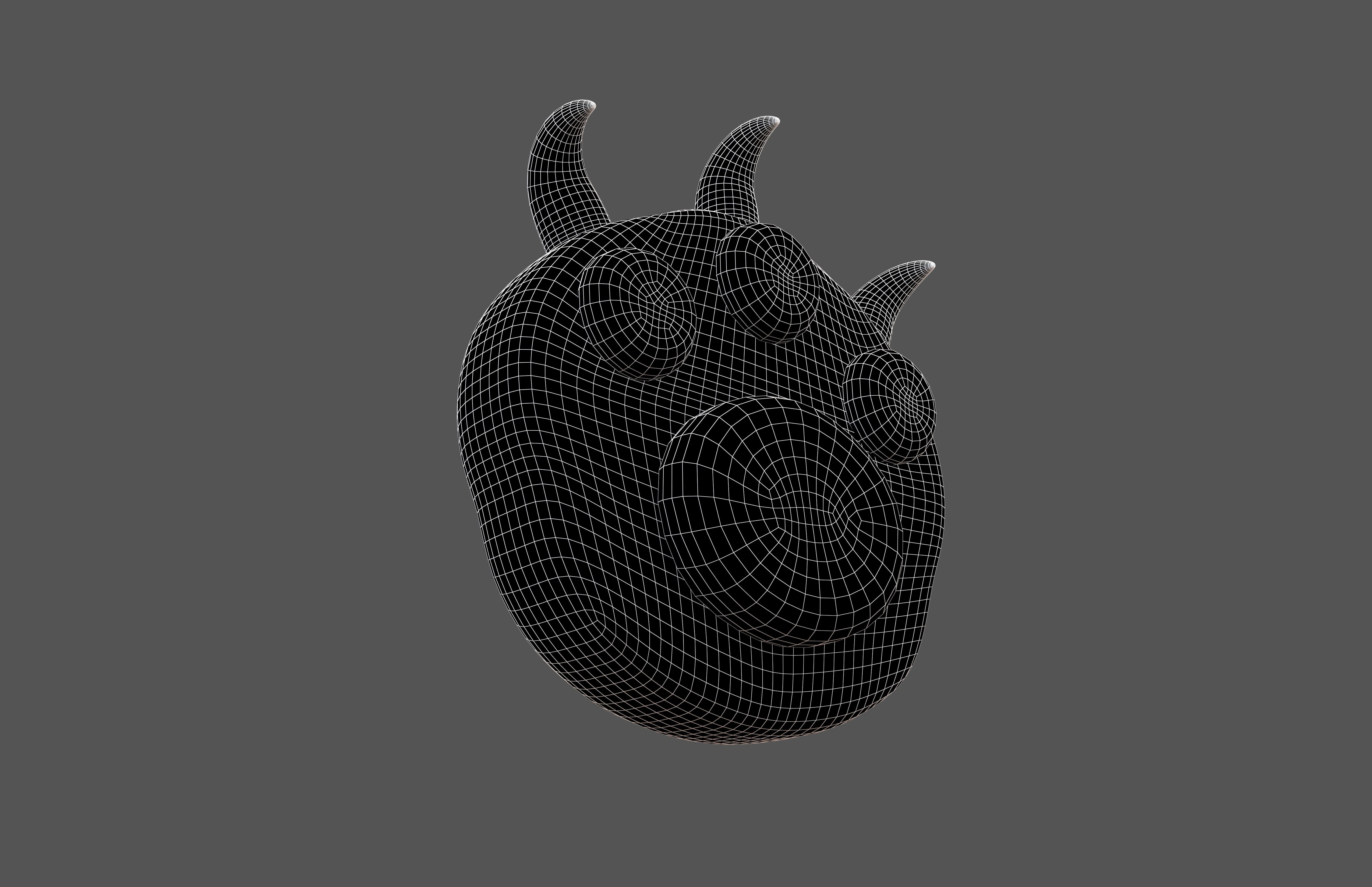 Cat Paw v2 001 Low-poly 3D model_6