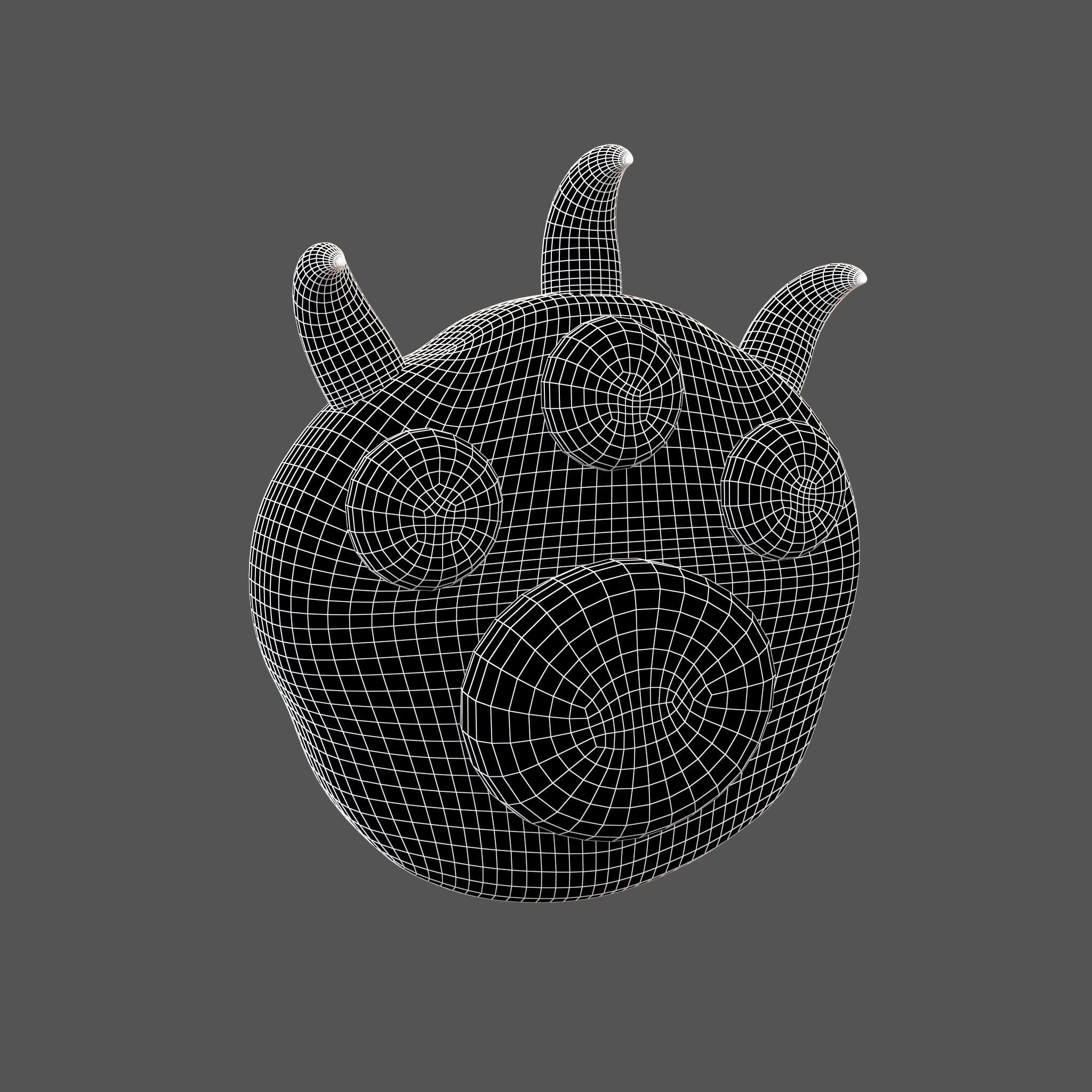 Cat Paw v2 001 Low-poly 3D model_4