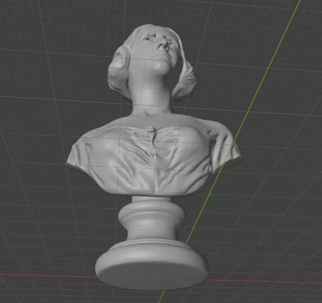 Mary Shelley 3D print model_9