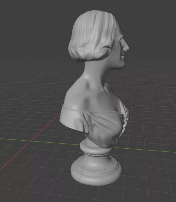 Mary Shelley 3D print model_5