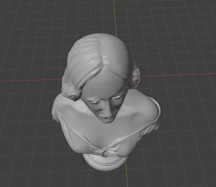 Mary Shelley 3D print model_11