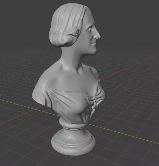 Mary Shelley 3D print model_19