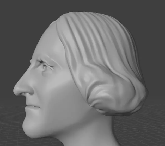 Mary Shelley 3D print model_14