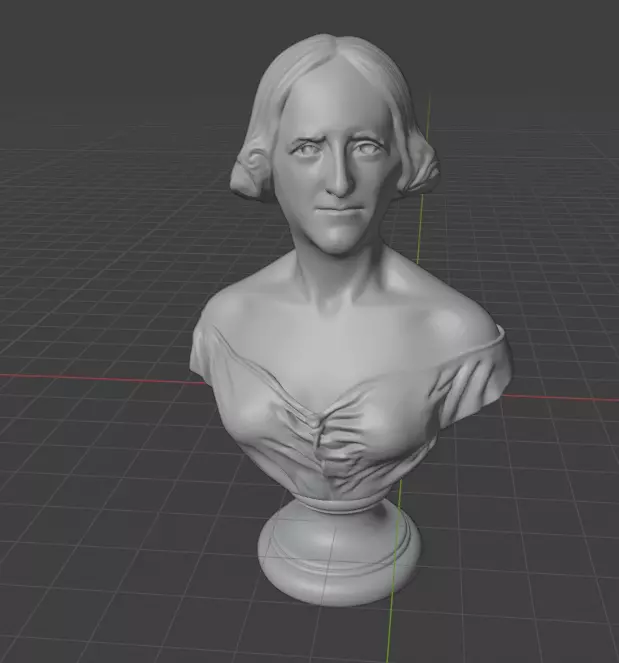 Mary Shelley 3D print model_16
