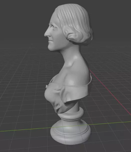 Mary Shelley 3D print model_15