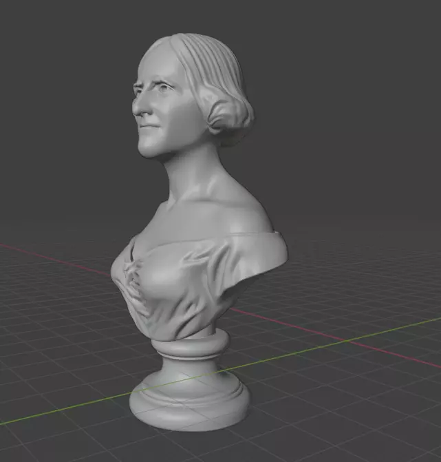 Mary Shelley 3D print model_21