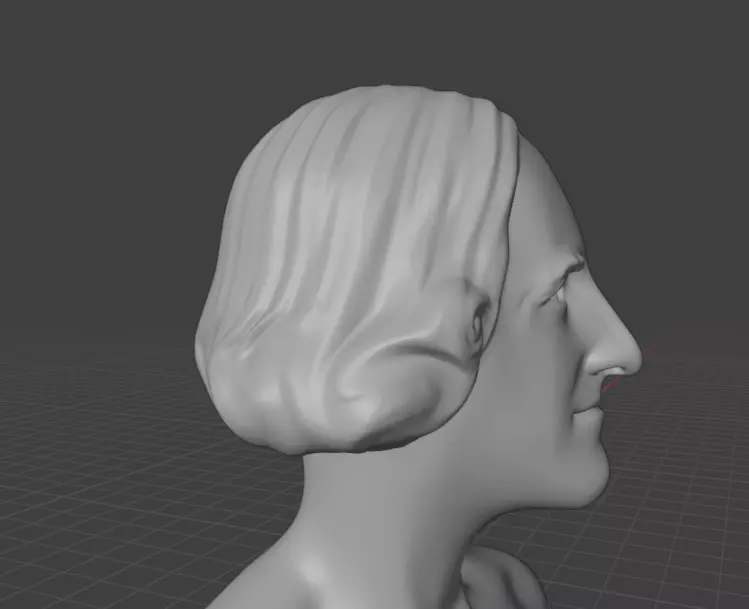 Mary Shelley 3D print model_10