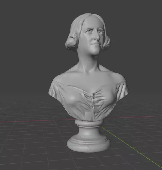 Mary Shelley 3D print model_1