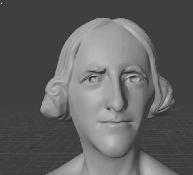 Mary Shelley 3D print model_20